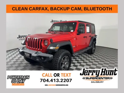 Red 2018 Jeep Wrangler Unlimited Sport S for sale in Salisbury, NC