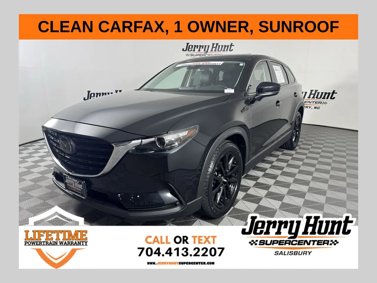 Black 2023 Mazda CX-9 Touring Plus for sale in Salisbury, NC