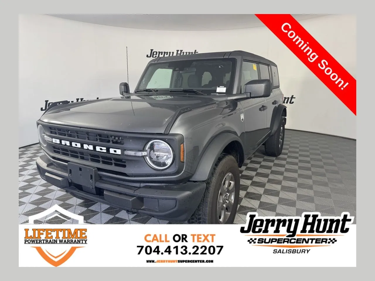 Gray 2025 Ford Bronco Big Bend for sale in Salisbury, NC