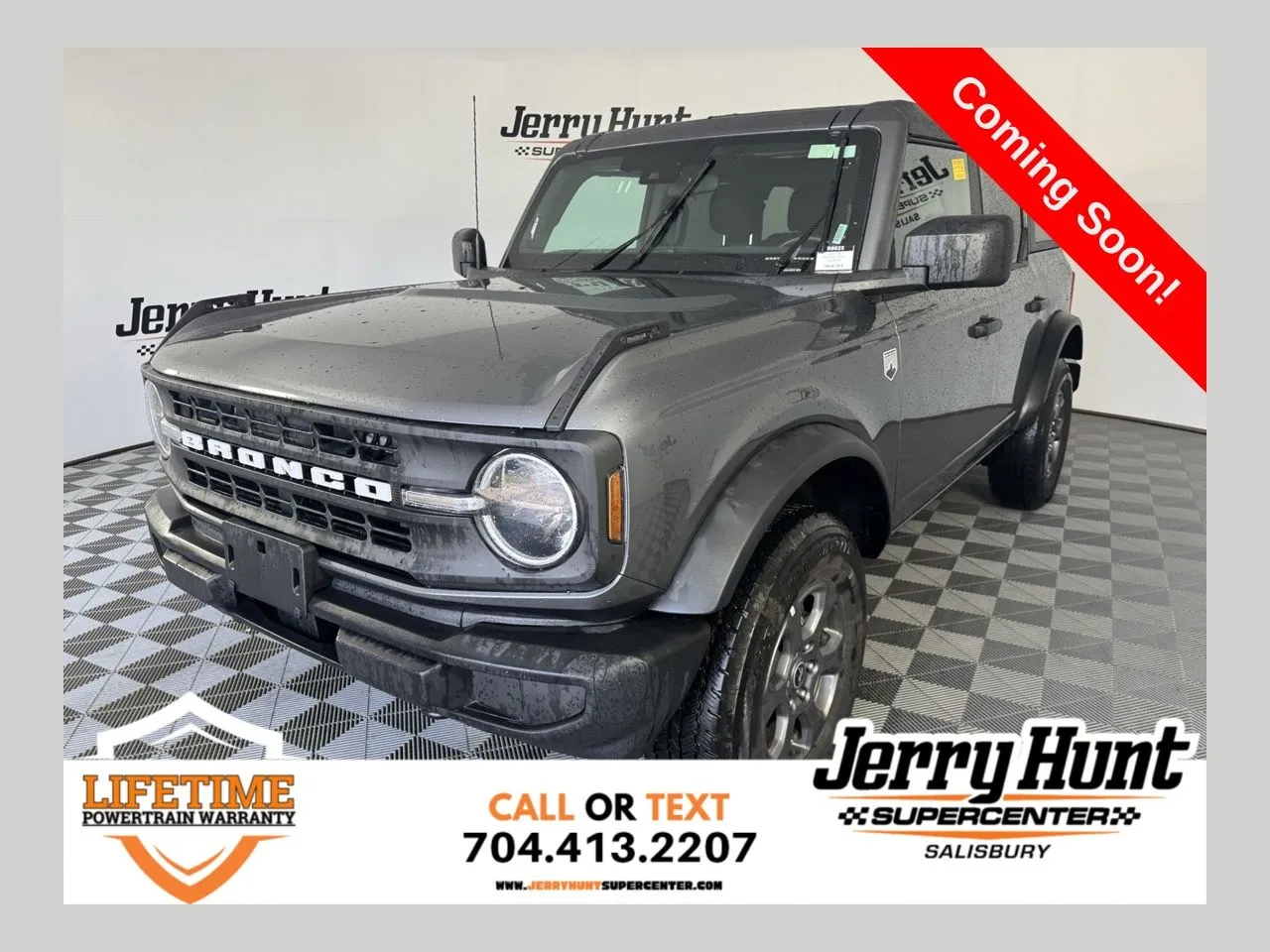 Gray 2025 Ford Bronco Big Bend for sale in Salisbury, NC