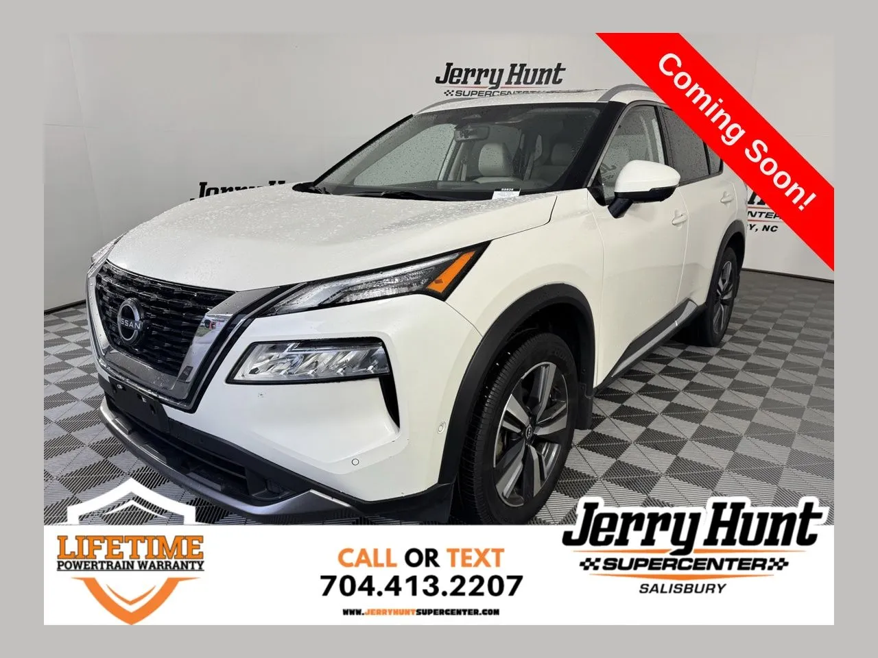 White 2023 Nissan Rogue SL for sale in Salisbury, NC