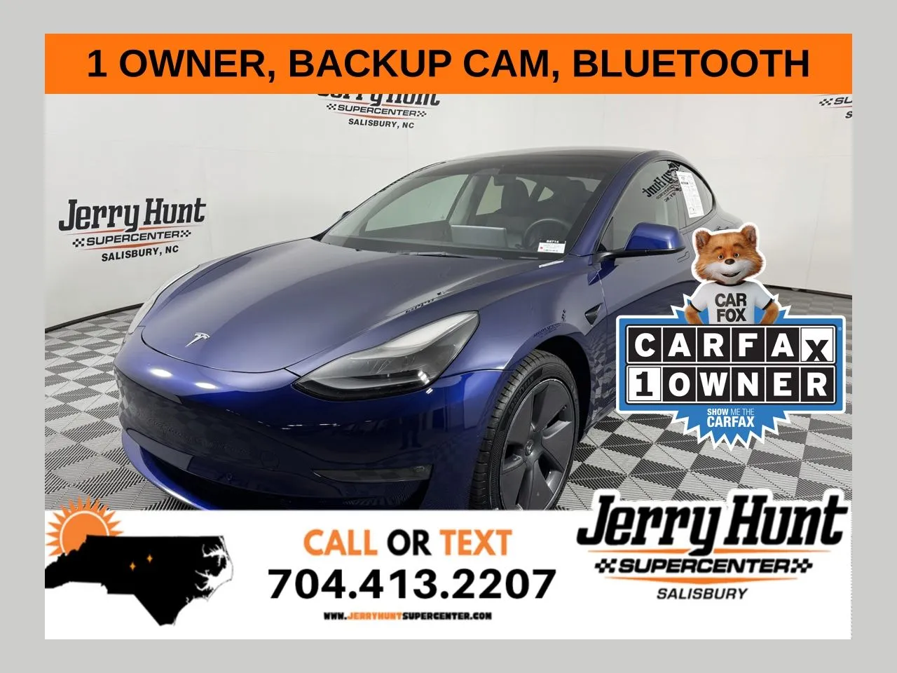 Blue 2022 Tesla Model 3 Long Range for sale in Salisbury, NC