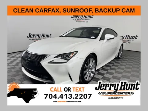 White 2015 Lexus RC 350 for sale in Salisbury, NC