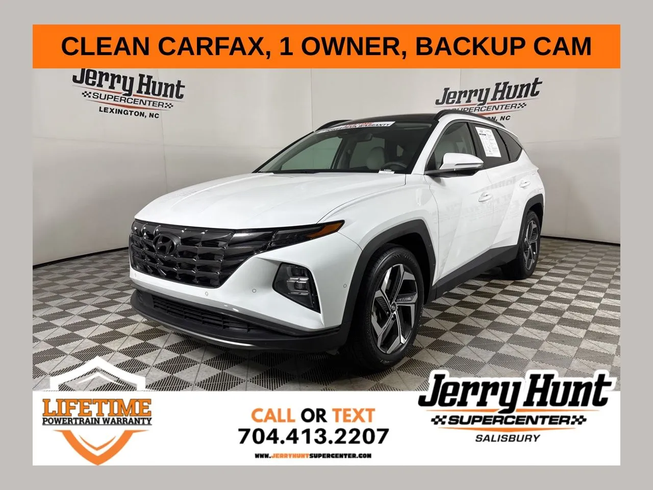 White 2022 Hyundai Tucson Limited for sale in Salisbury, NC
