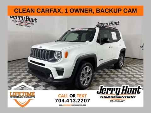 White 2023 Jeep Renegade Limited for sale in Salisbury, NC