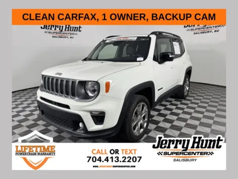 White 2023 Jeep Renegade Limited for sale in Salisbury, NC