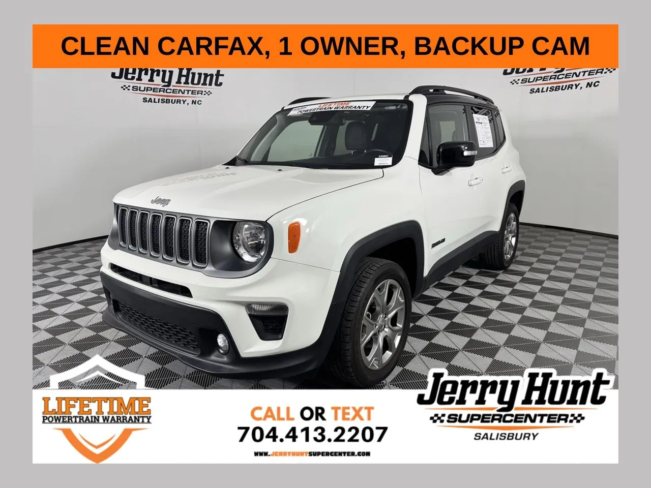 White 2023 Jeep Renegade Limited for sale in Salisbury, NC