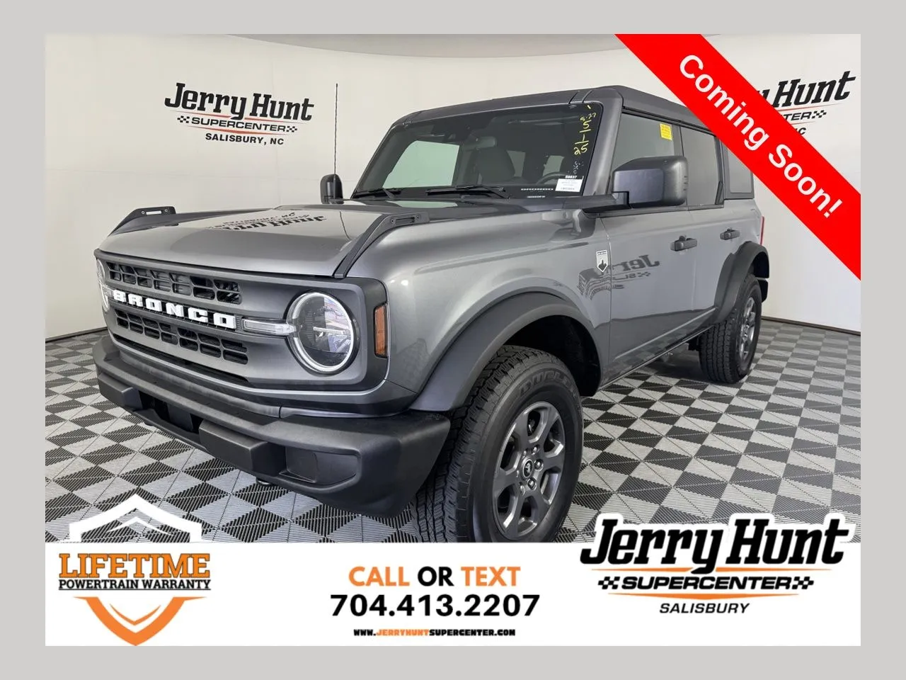Gray 2025 Ford Bronco Big Bend for sale in Salisbury, NC