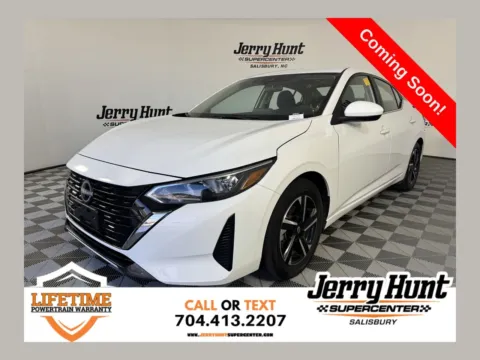 White 2025 Nissan Sentra SV for sale in Salisbury, NC