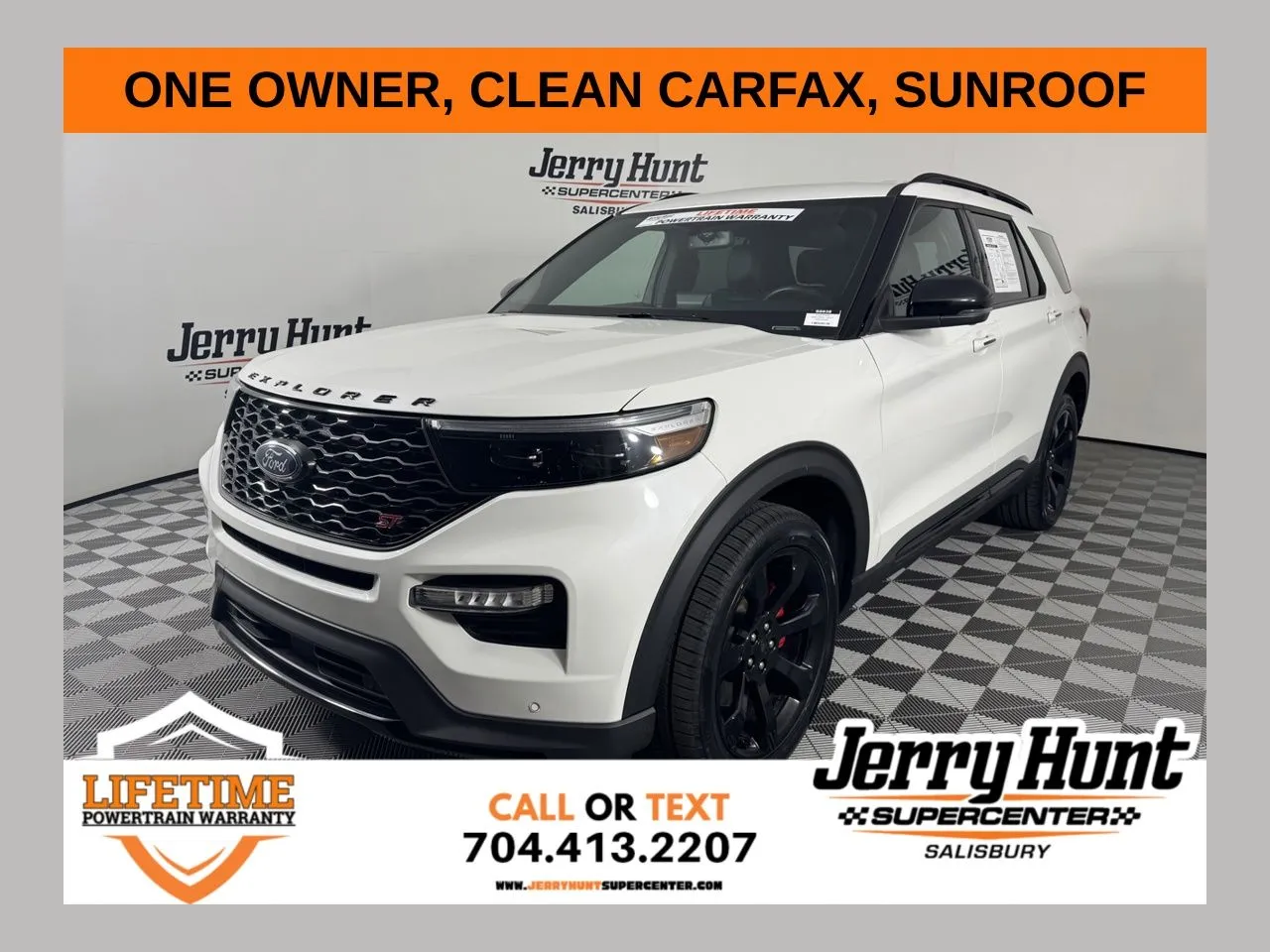 White 2023 Ford Explorer ST for sale in Salisbury, NC