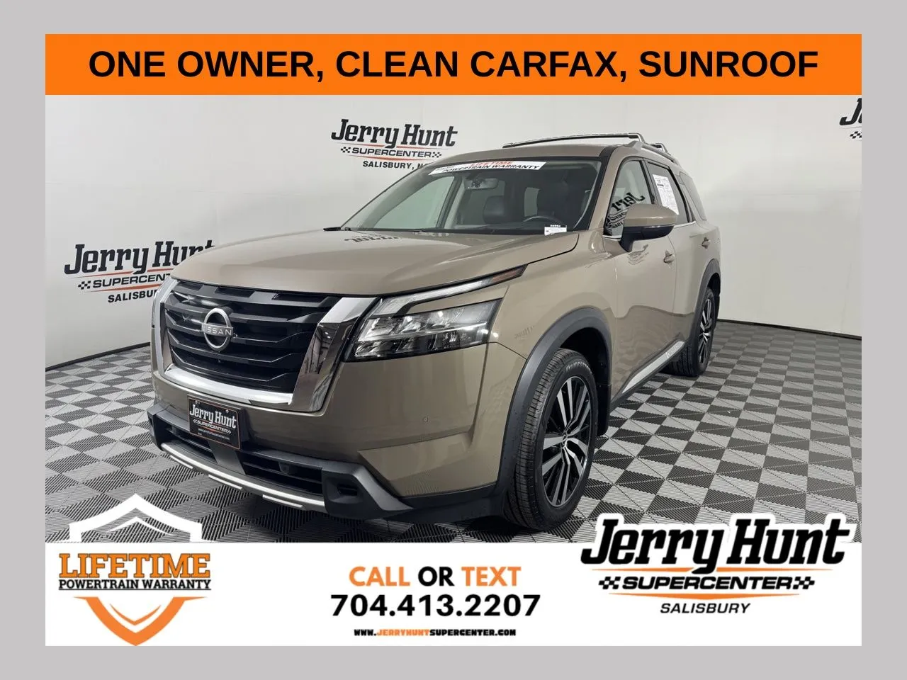 Beige 2023 Nissan Pathfinder Platinum for sale in Salisbury, NC