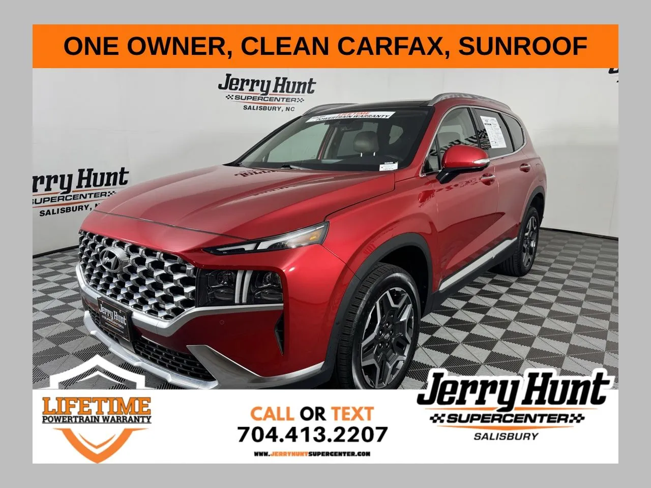 Red 2023 Hyundai Santa Fe Limited for sale in Salisbury, NC