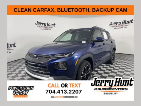 Blue 2022 Chevrolet TrailBlazer LT for sale in Salisbury, NC