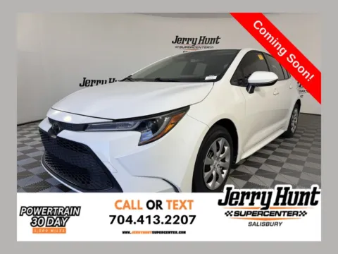 White 2020 Toyota Corolla LE for sale in Salisbury, NC