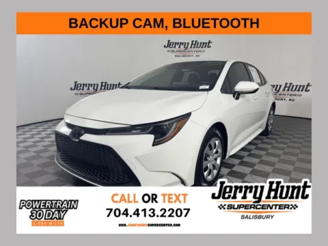 White 2020 Toyota Corolla LE for sale in Salisbury, NC