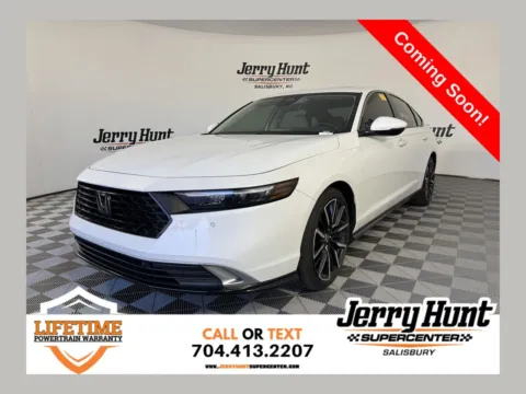 White 2024 Honda Accord Hybrid Touring for sale in Salisbury, NC