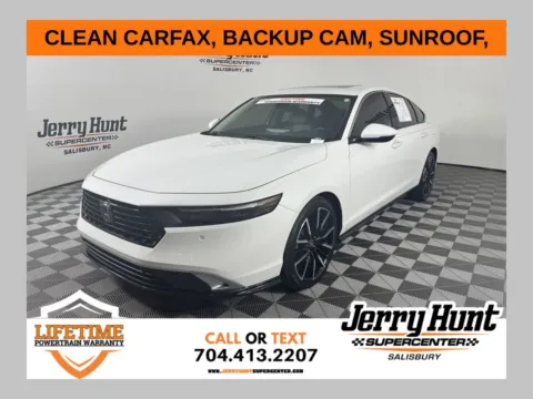 White 2024 Honda Accord Hybrid Touring for sale in Salisbury, NC