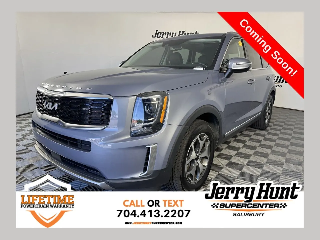 Silver 2022 Kia Telluride EX for sale in Salisbury, NC