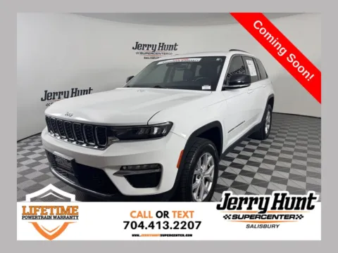 White 2022 Jeep Grand Cherokee Limited for sale in Salisbury, NC