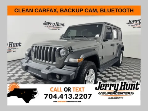 Gray 2021 Jeep Wrangler Unlimited Sport S for sale in Salisbury, NC