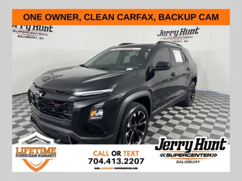 Black 2026 Chevrolet Equinox RS for sale in Salisbury, NC