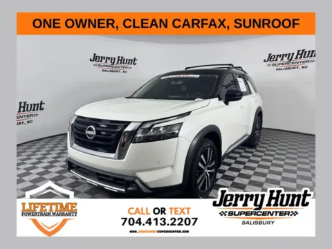 White 2024 Nissan Pathfinder Platinum for sale in Salisbury, NC