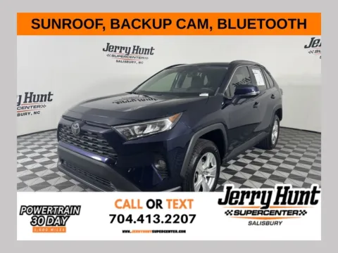 Blue 2019 Toyota RAV4 XLE for sale in Salisbury, NC