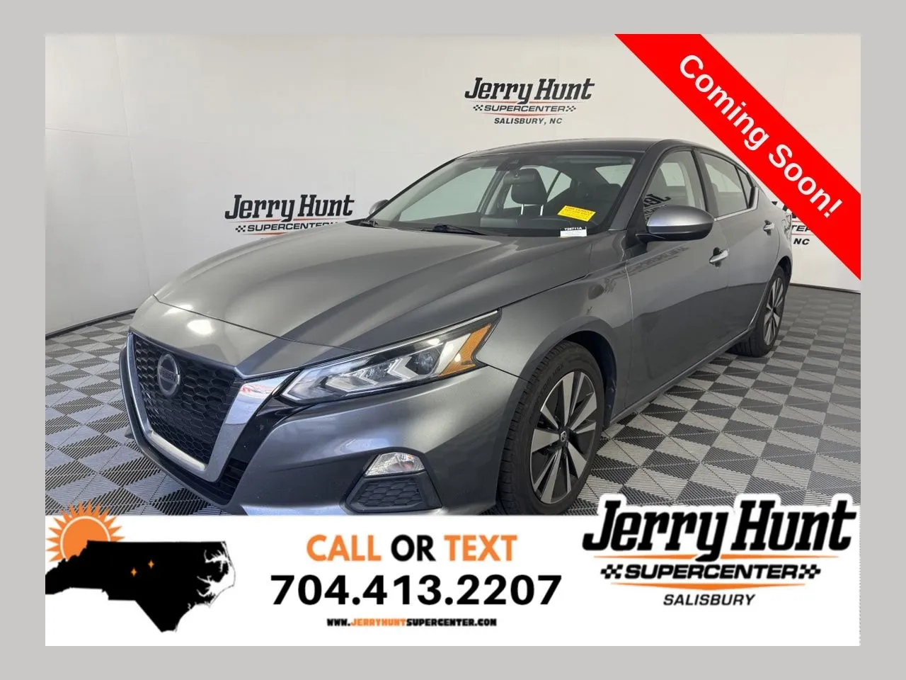Gray 2021 Nissan Altima 2.5 SV for sale in Salisbury, NC