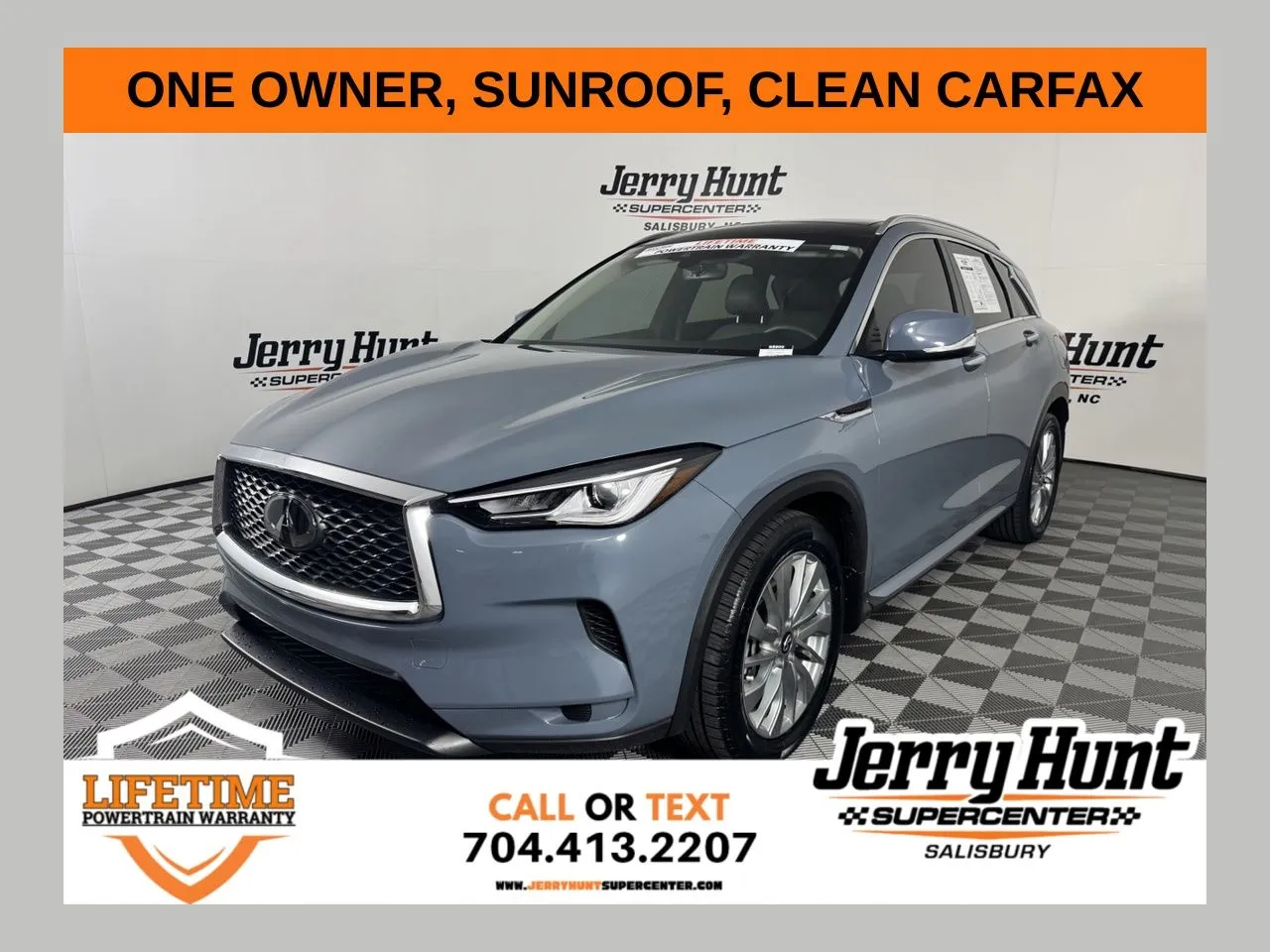 Gray 2023 INFINITI QX50 LUXE for sale in Salisbury, NC