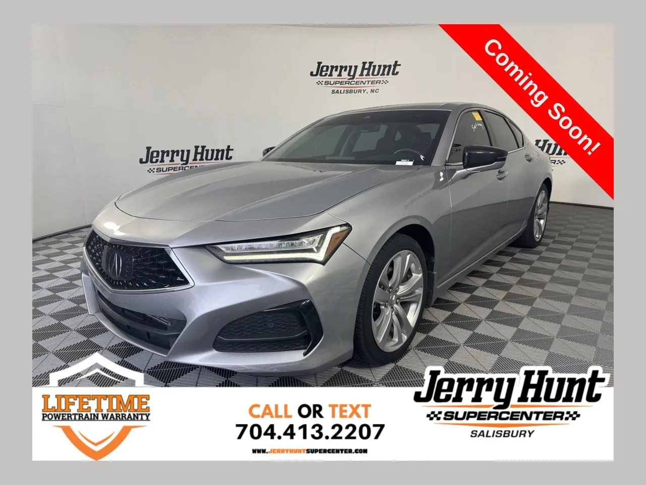 Silver 2023 Acura TLX Technology Package for sale in Salisbury, NC