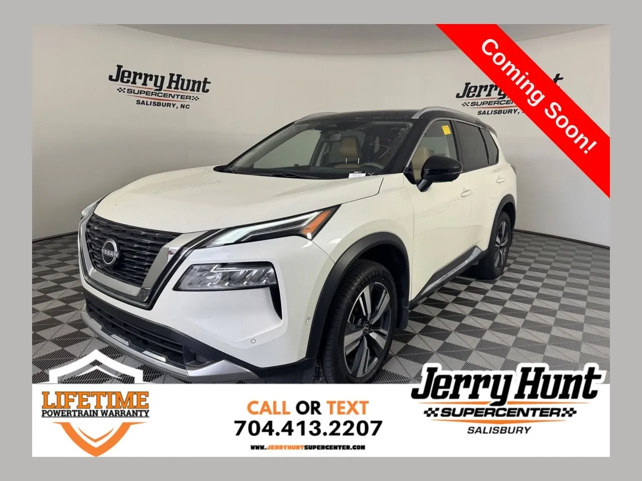 White 2023 Nissan Rogue Platinum for sale in Salisbury, NC