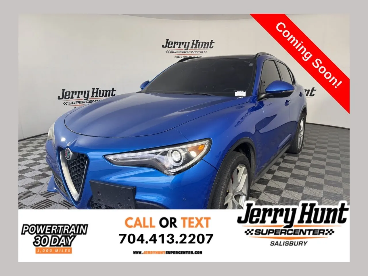 Blue 2019 Alfa Romeo Stelvio Ti Sport for sale in Salisbury, NC
