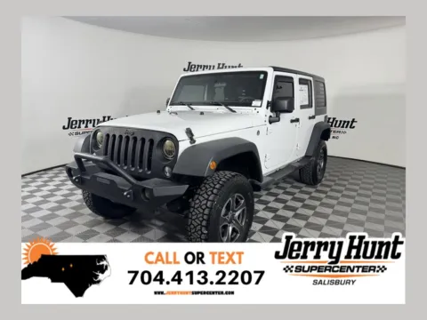 White 2016 Jeep Wrangler Unlimited Sport for sale in Salisbury, NC