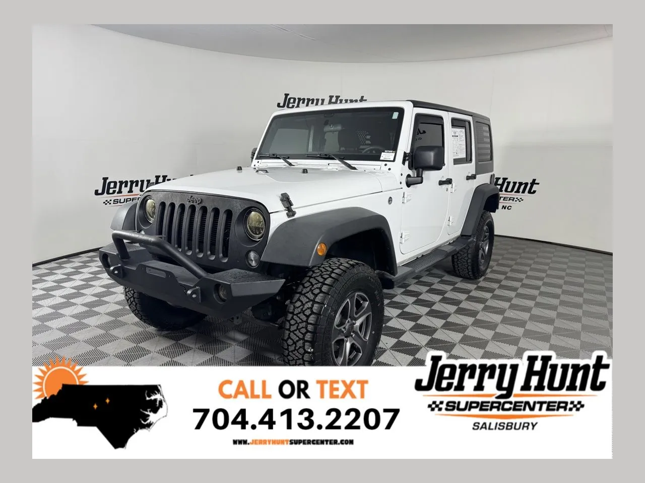 White 2016 Jeep Wrangler Unlimited Sport for sale in Salisbury, NC