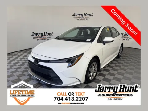White 2025 Toyota Corolla LE for sale in Salisbury, NC
