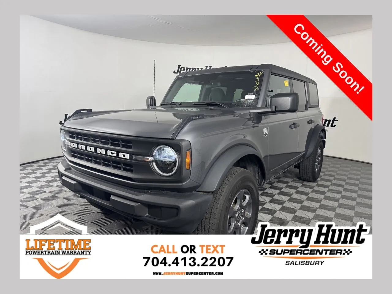 Gray 2025 Ford Bronco Big Bend for sale in Salisbury, NC