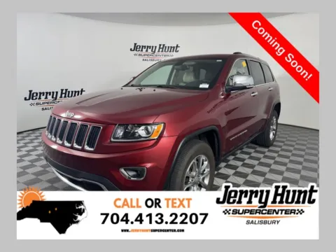 Red 2015 Jeep Grand Cherokee Limited for sale in Salisbury, NC