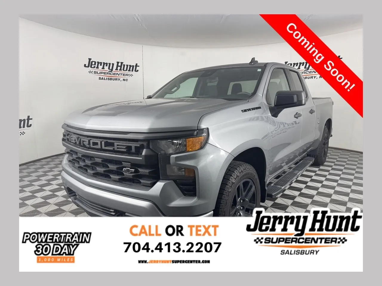 Gray 2023 Chevrolet Silverado 1500 Custom for sale in Salisbury, NC