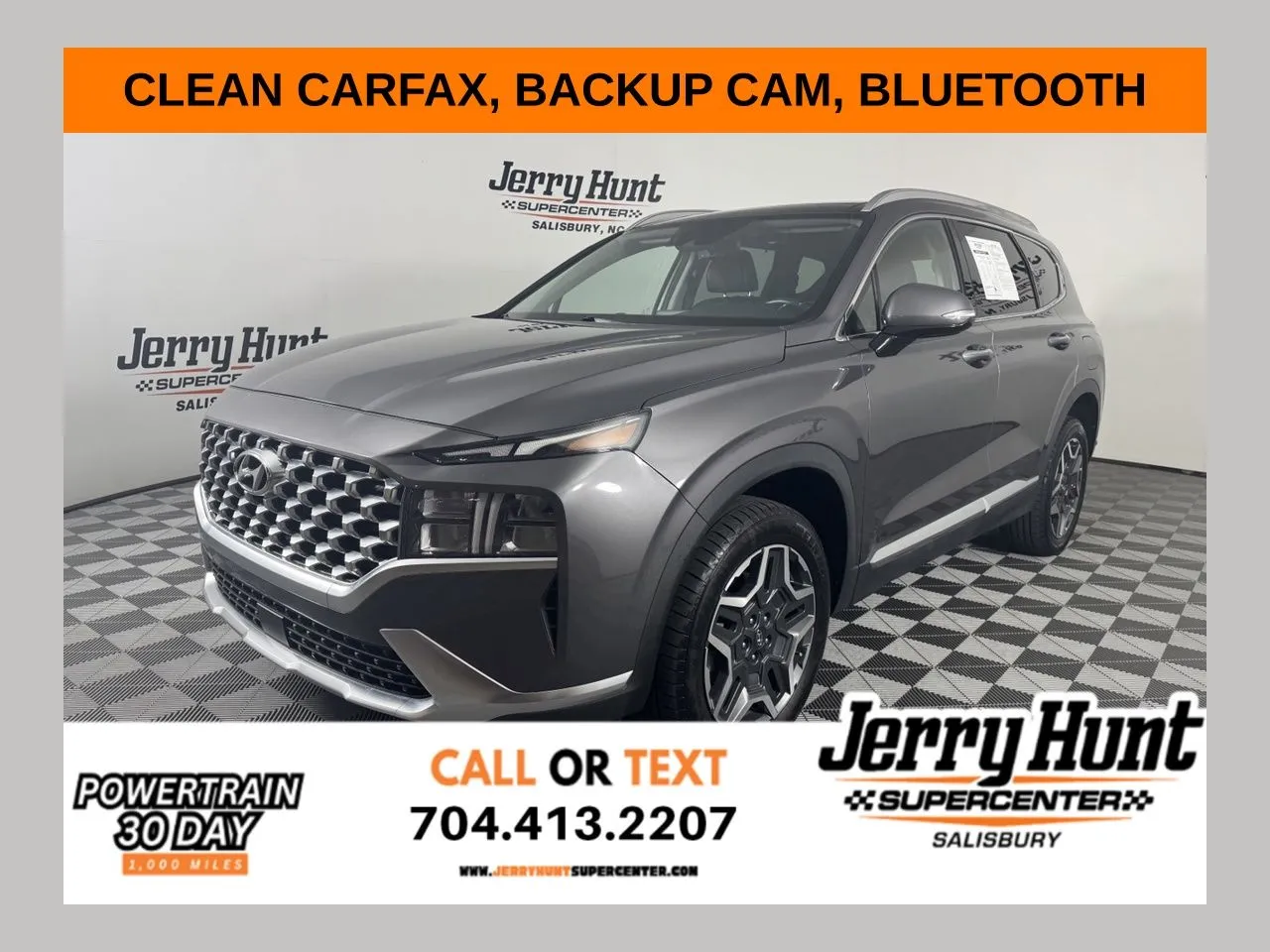 Gray 2022 Hyundai Santa Fe Hybrid SEL Premium for sale in Salisbury, NC