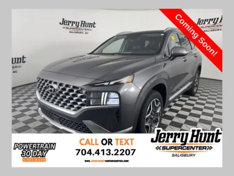 Gray 2022 Hyundai Santa Fe Hybrid SEL Premium for sale in Salisbury, NC