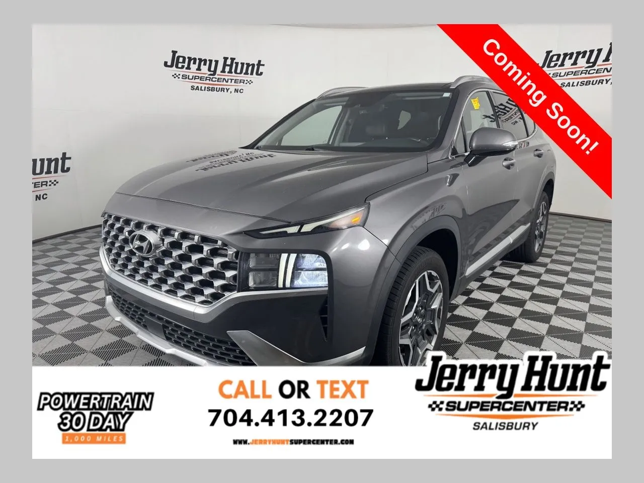 Gray 2022 Hyundai Santa Fe Hybrid SEL Premium for sale in Salisbury, NC