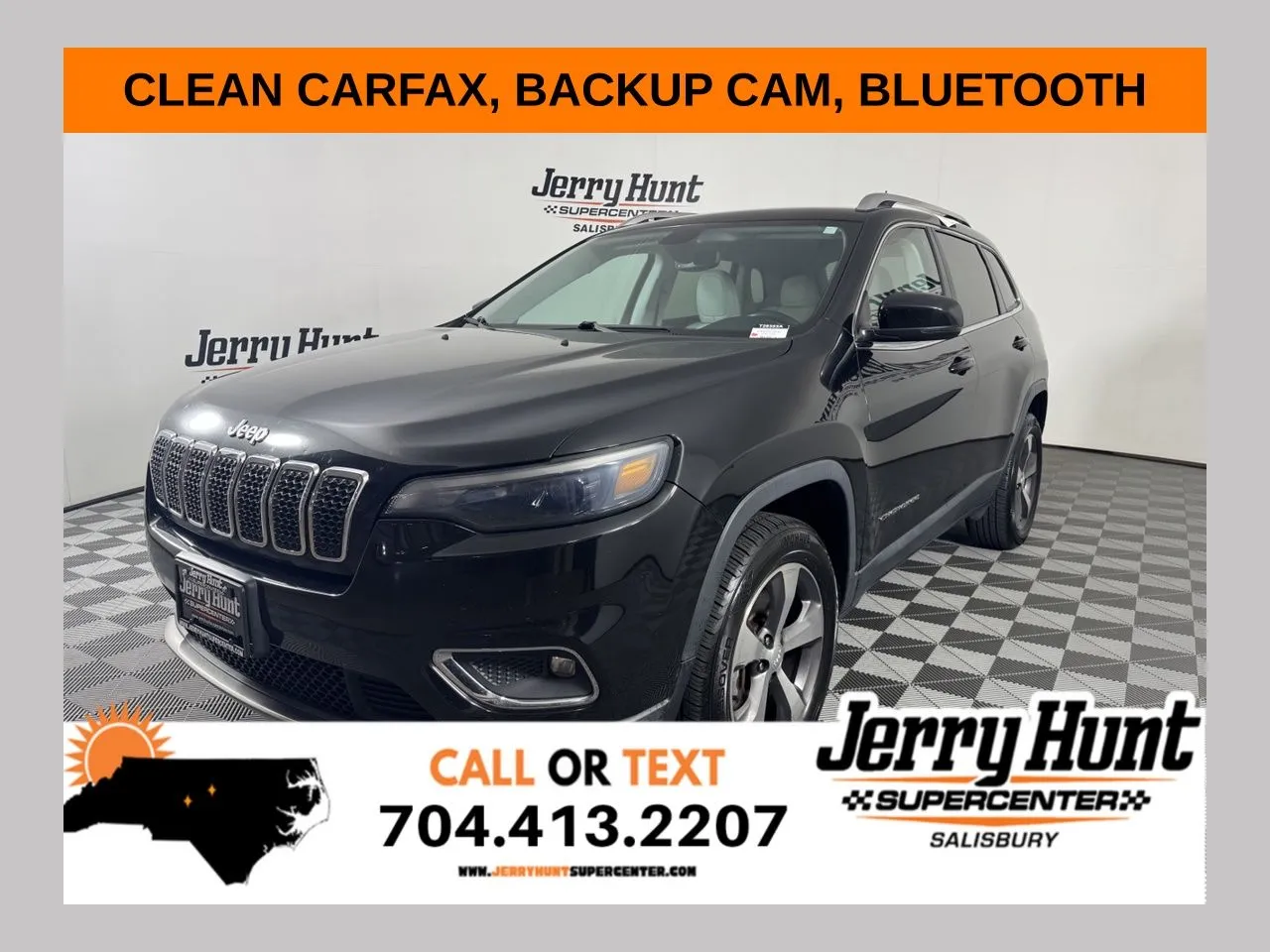Black 2020 Jeep Cherokee Limited for sale in Salisbury, NC