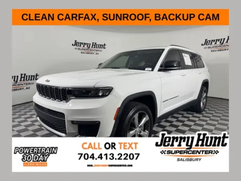 White 2021 Jeep Grand Cherokee L Limited for sale in Salisbury, NC