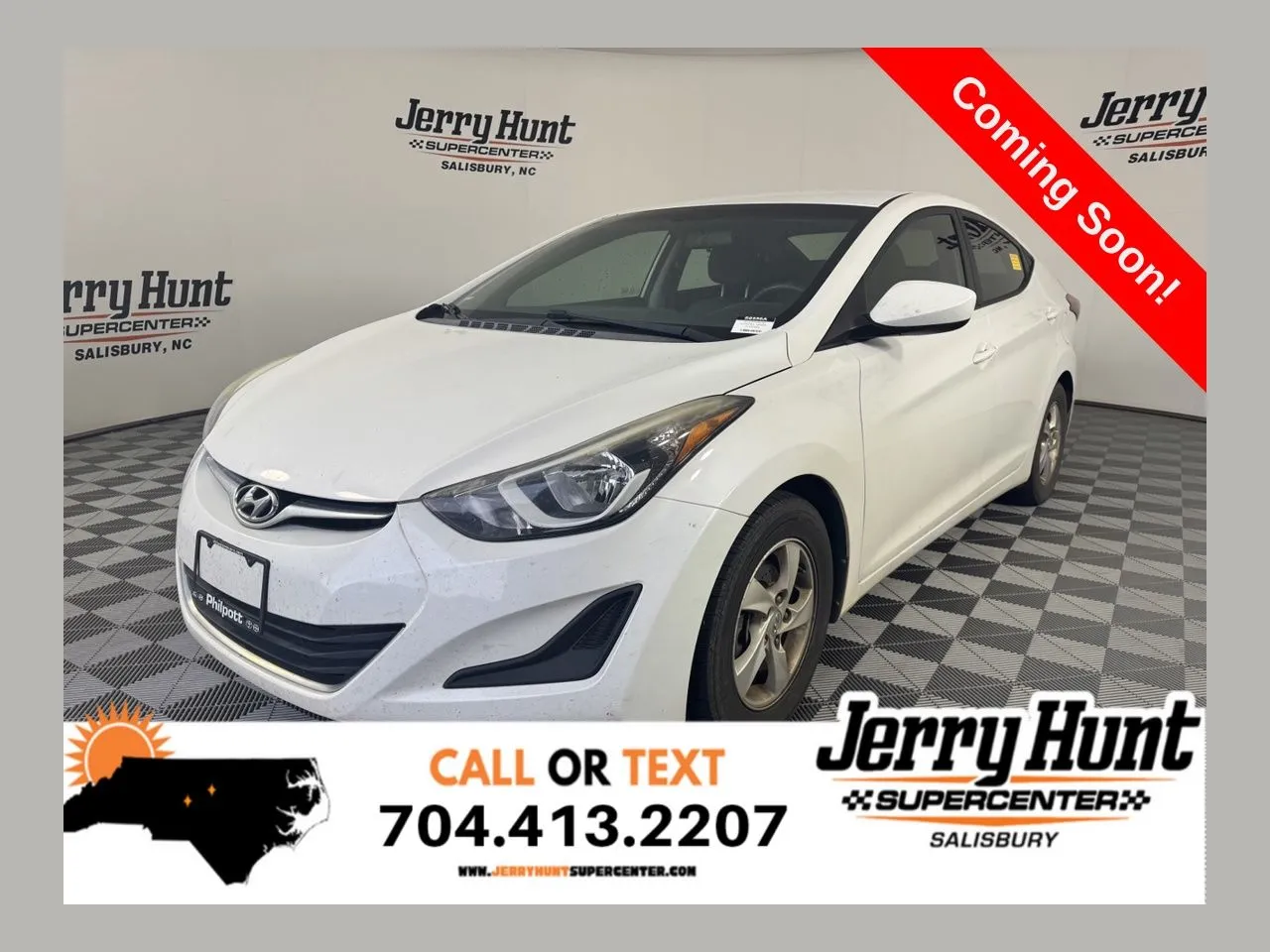 White 2015 Hyundai Elantra SE for sale in Salisbury, NC
