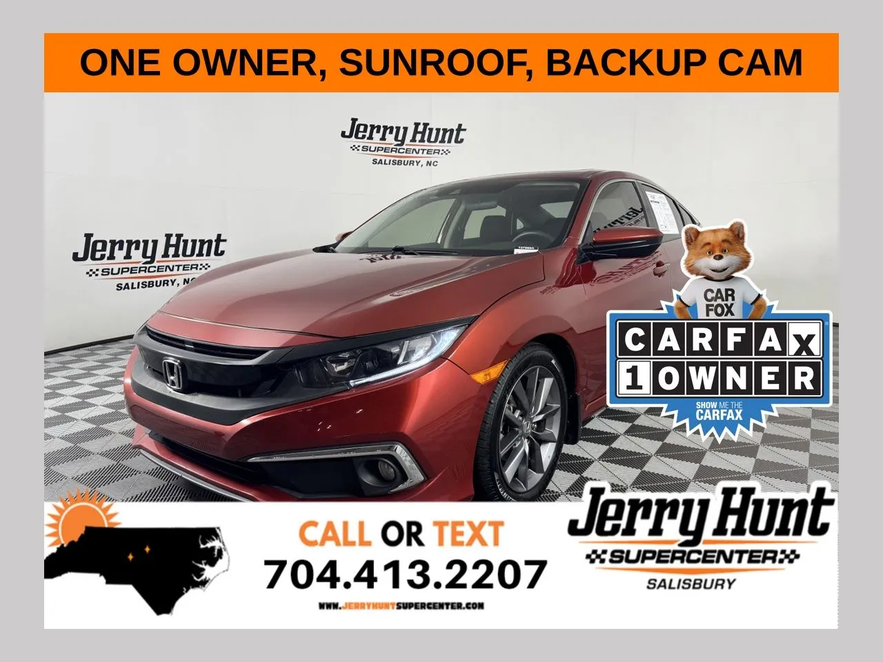 Unknown 2019 Honda Civic EX for sale in Salisbury, NC