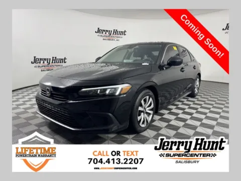 Black 2022 Honda Civic LX for sale in Salisbury, NC