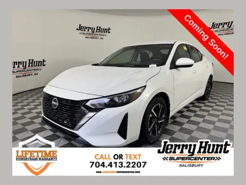 White 2024 Nissan Sentra SV for sale in Salisbury, NC