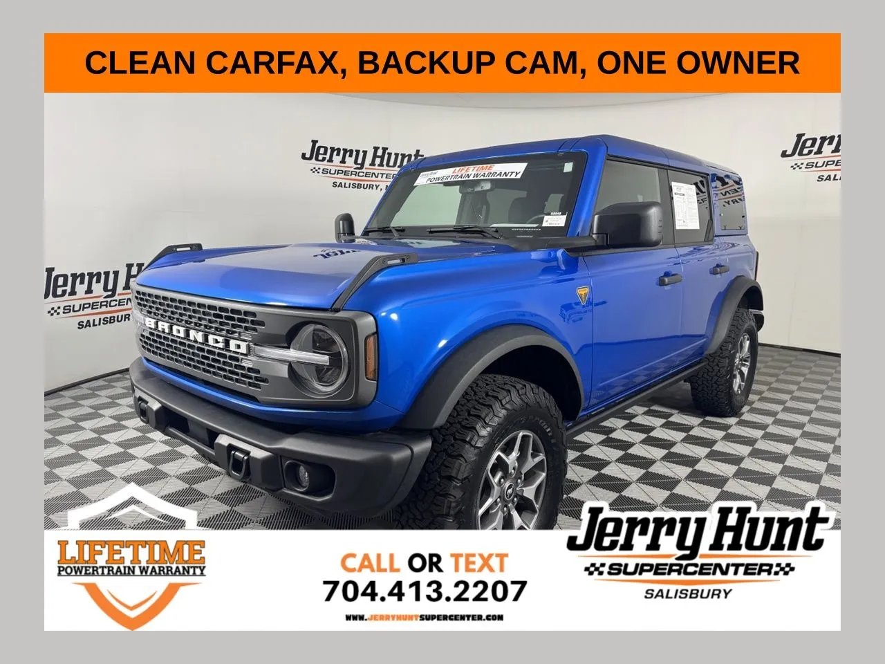 Blue 2025 Ford Bronco Badlands for sale in Salisbury, NC