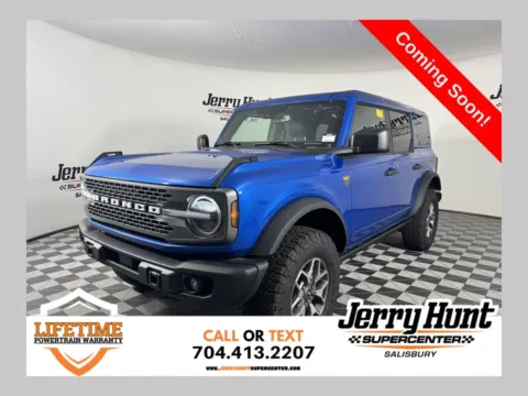 Blue 2025 Ford Bronco Badlands for sale in Salisbury, NC