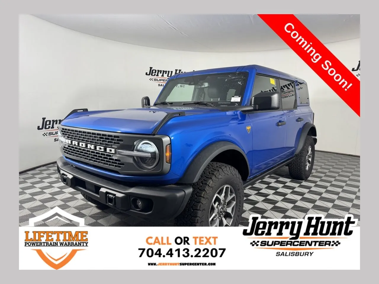 Blue 2025 Ford Bronco Badlands for sale in Salisbury, NC